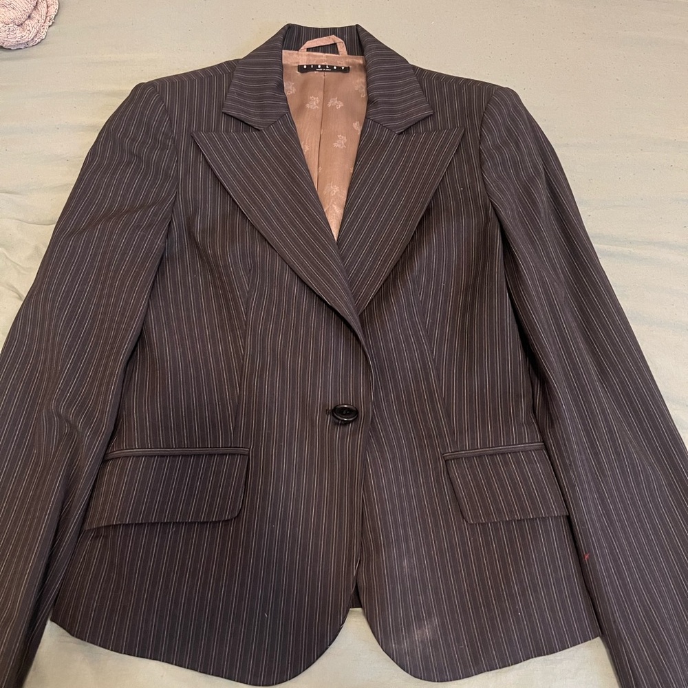 Pinstripe blazer
